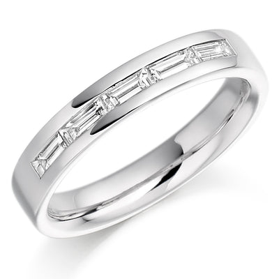 Channel-Set Half Eternity Ring, 0.30ct total (HET942)