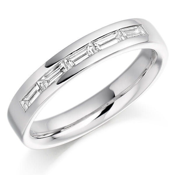 Channel-Set Half Eternity Ring, 0.30ct total (HET942)