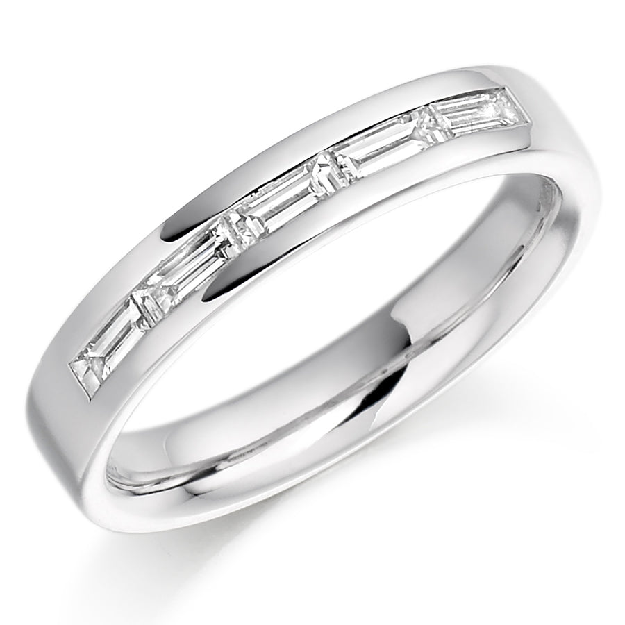 Channel-Set Half Eternity Ring, 0.30ct total (HET942)
