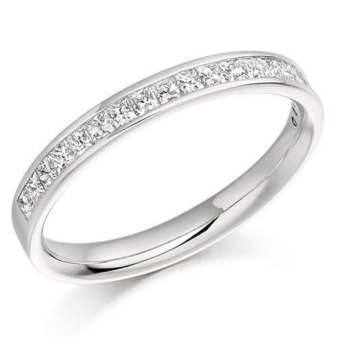 Channel-Set Half Eternity Ring, 0.5ct total (HET993)