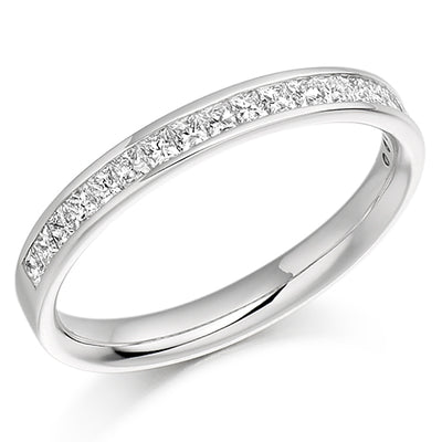 Channel-Set Half Eternity Ring, 0.5ct total (HET993)