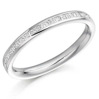Channel-Set Half Eternity Ring, 0.3ct total (HET996)