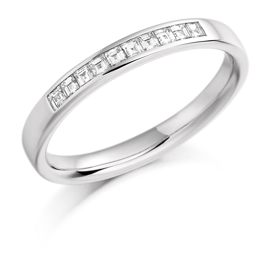 Channel-Set Half Eternity Ring, 0.25ct total (HETRC928)