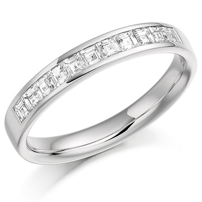 Channel-Set Half Eternity Ring, 0.5ct total (HETRC929)