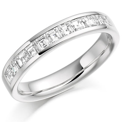 Channel-Set Half Eternity Ring, 0.75ct total (HETRC930)