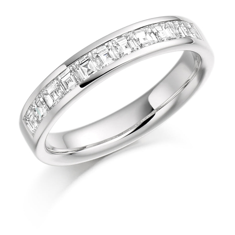 Channel-Set Half Eternity Ring, 0.75ct total (HETRC930)