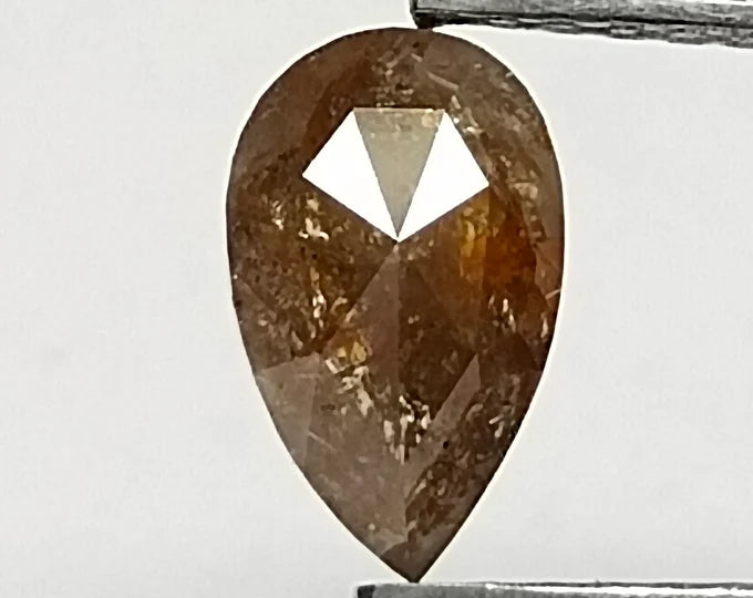 Pear Salt And Pepper Natural Diamond 0.72ct I3 loose diamond