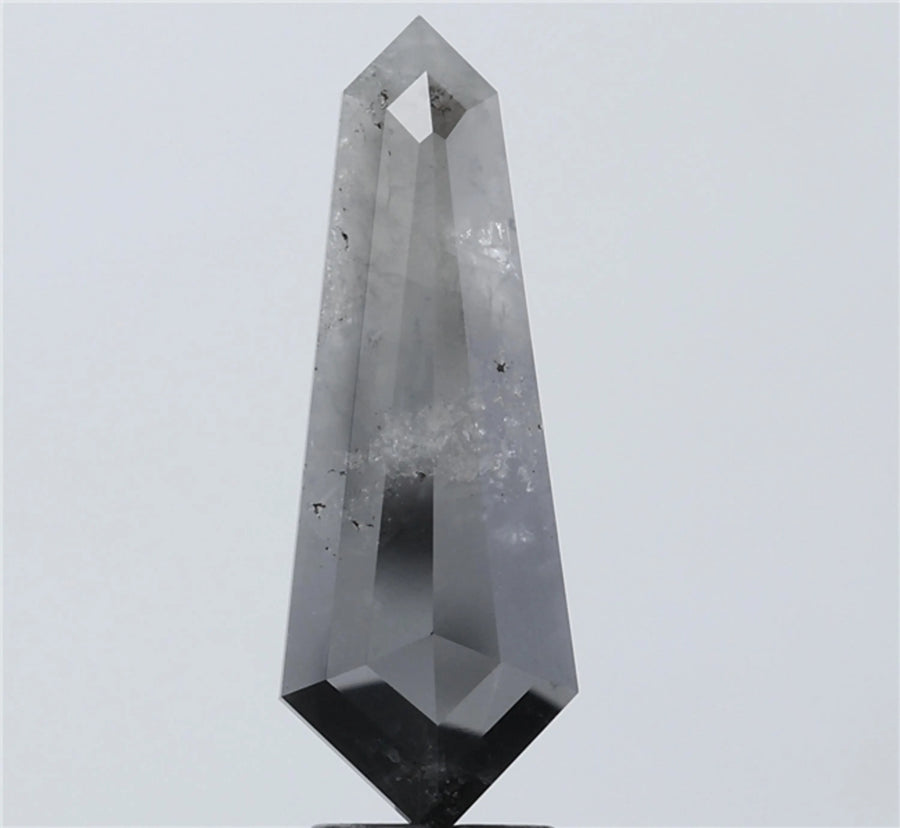 Cushion Salt And Pepper Natural Diamond 3.81ct I3 loose diamond
