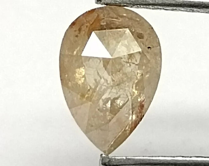 Pear Salt And Pepper Natural Diamond 0.6ct I3 loose diamond