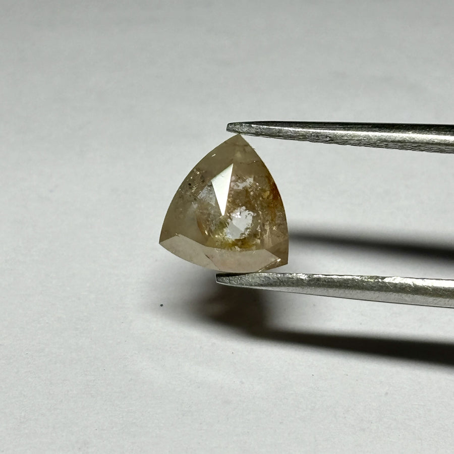 Trilliant Salt And Pepper Natural Diamond 1.38ct I3 loose diamond