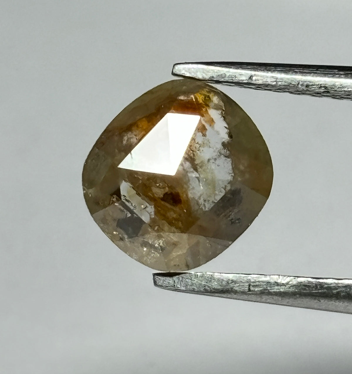 Oval Salt And Pepper Natural Diamond 1.1ct I3 loose diamond