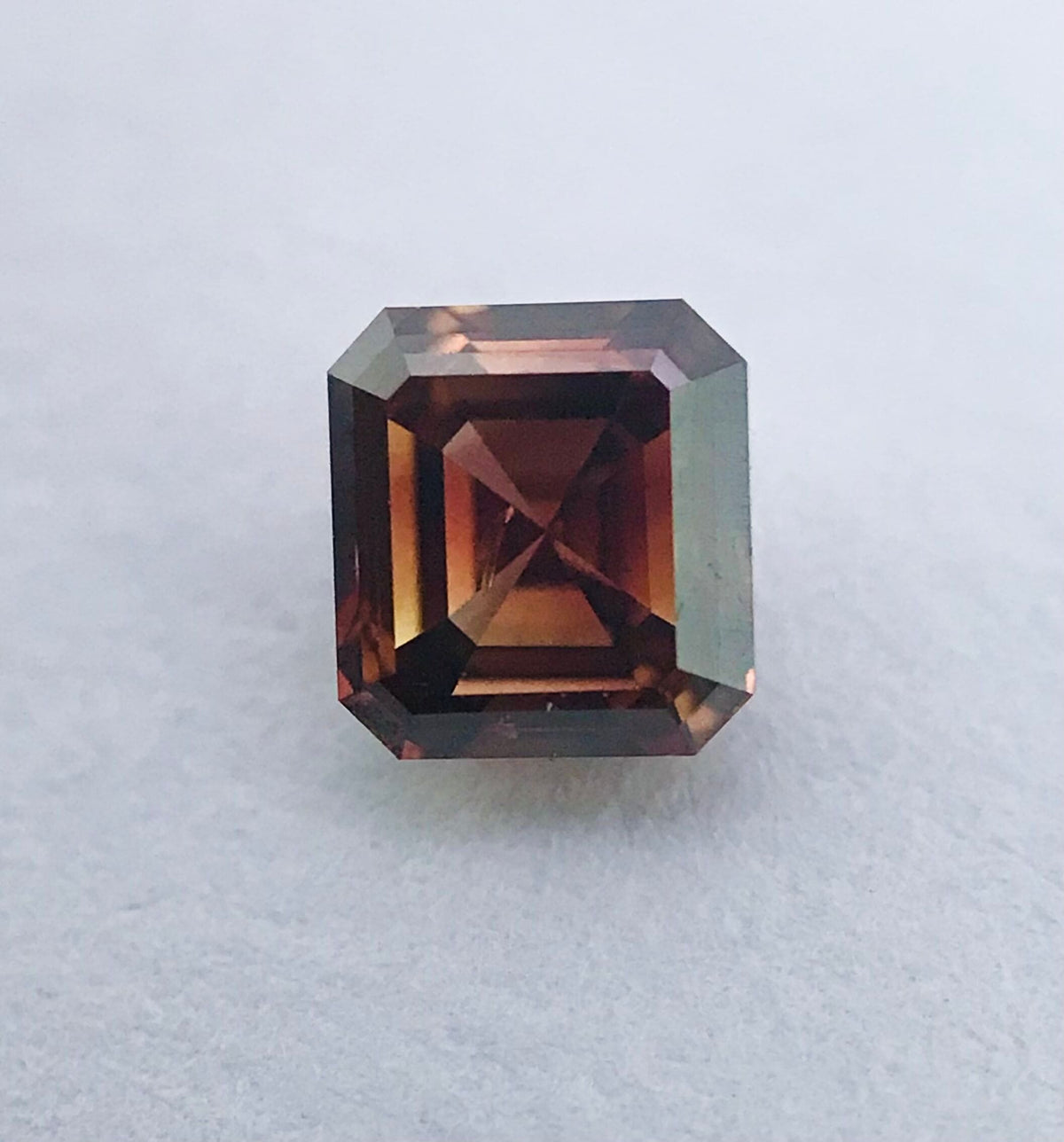 Emerald Fancy Dark Orange Brown Natural Diamond 0.32ct SI2 loose diamond