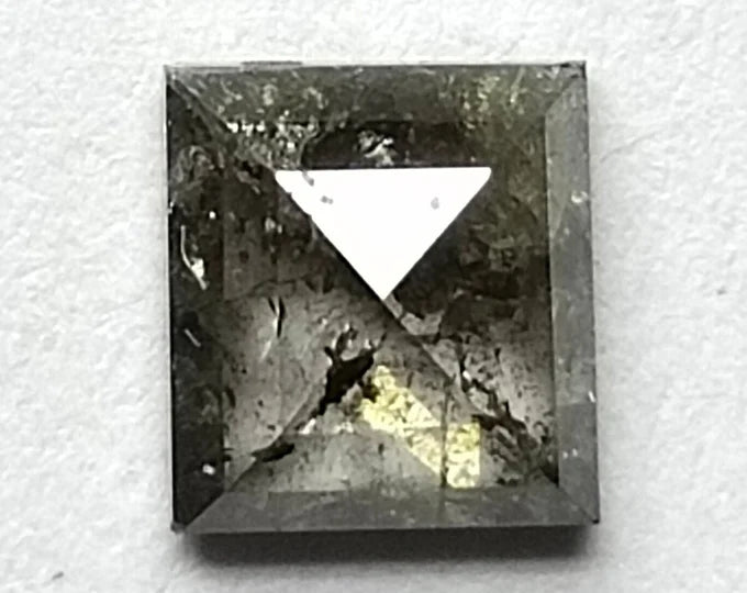 Square Salt And Pepper Natural Diamond 0.46ct I3 loose diamond