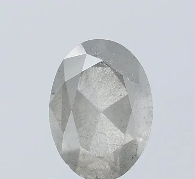 Oval Salt And Pepper Natural Diamond 0.86ct I3 loose diamond