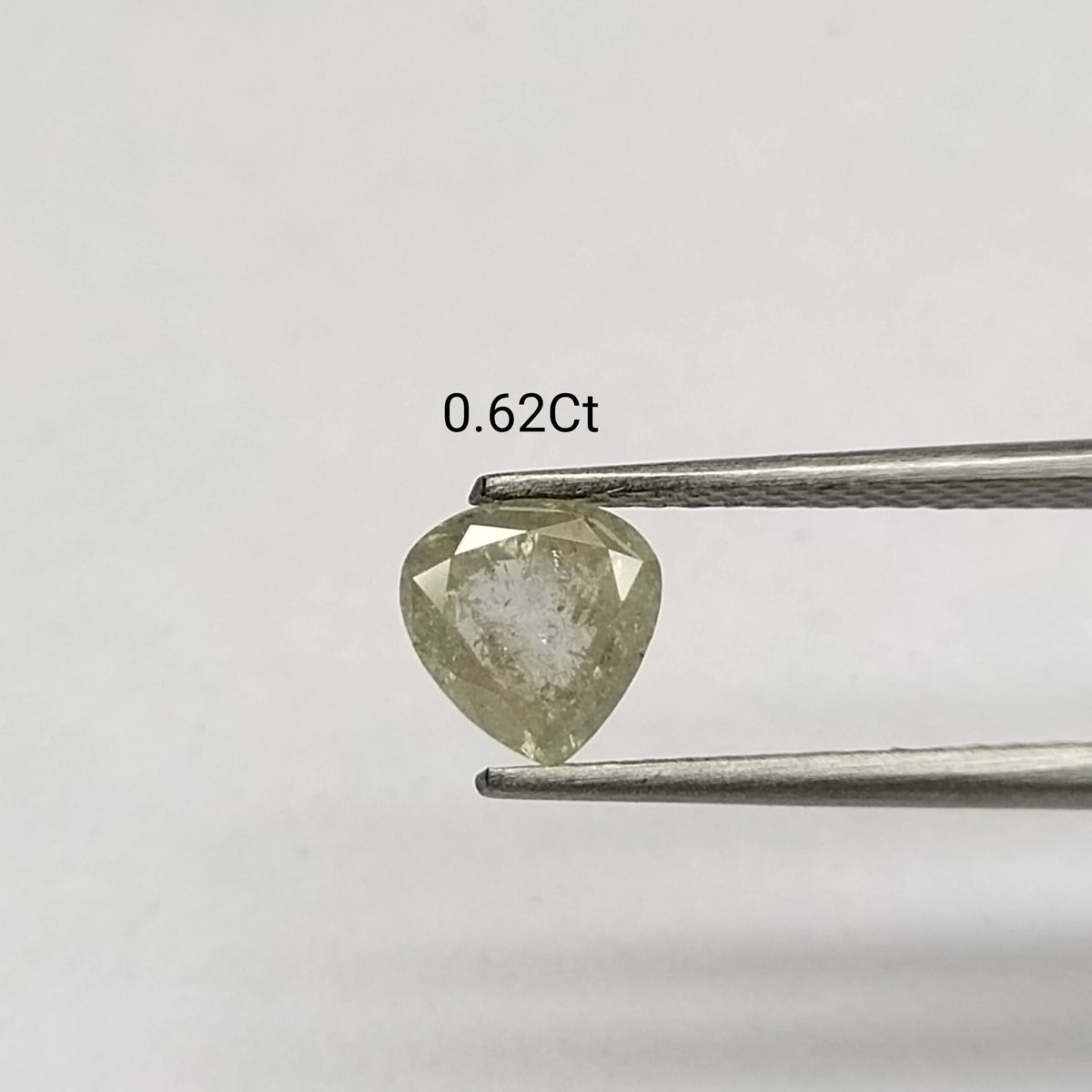 Pear Salt And Pepper Natural Diamond 0.62ct I3 loose diamond