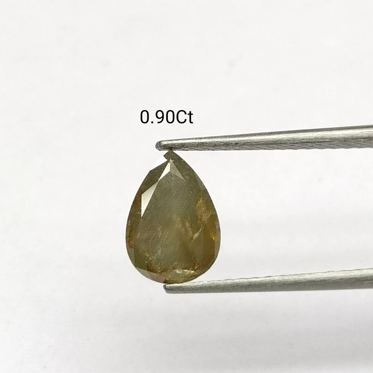 Pear Salt And Pepper Natural Diamond 0.9ct I3 loose diamond