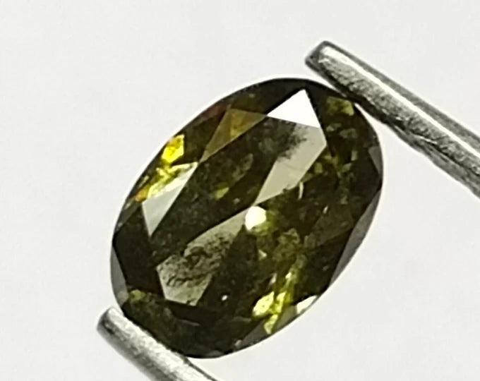 Oval Salt And Pepper Natural Diamond 0.32ct I3 loose diamond