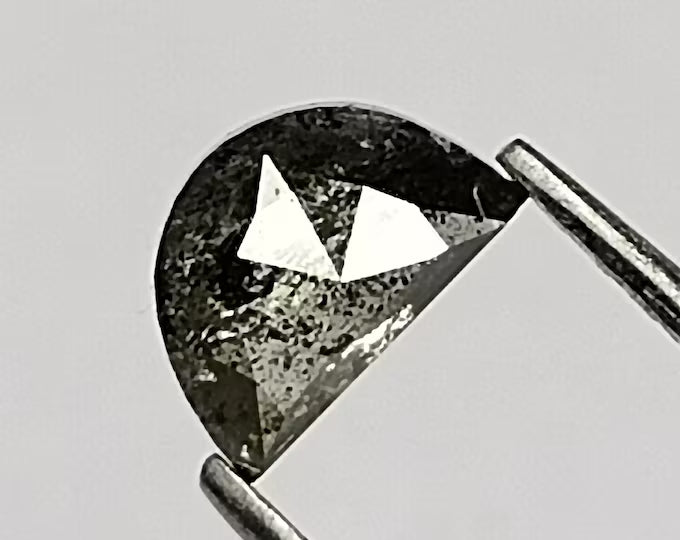 Half Moon Salt And Pepper Natural Diamond 0.31ct I3 loose diamond
