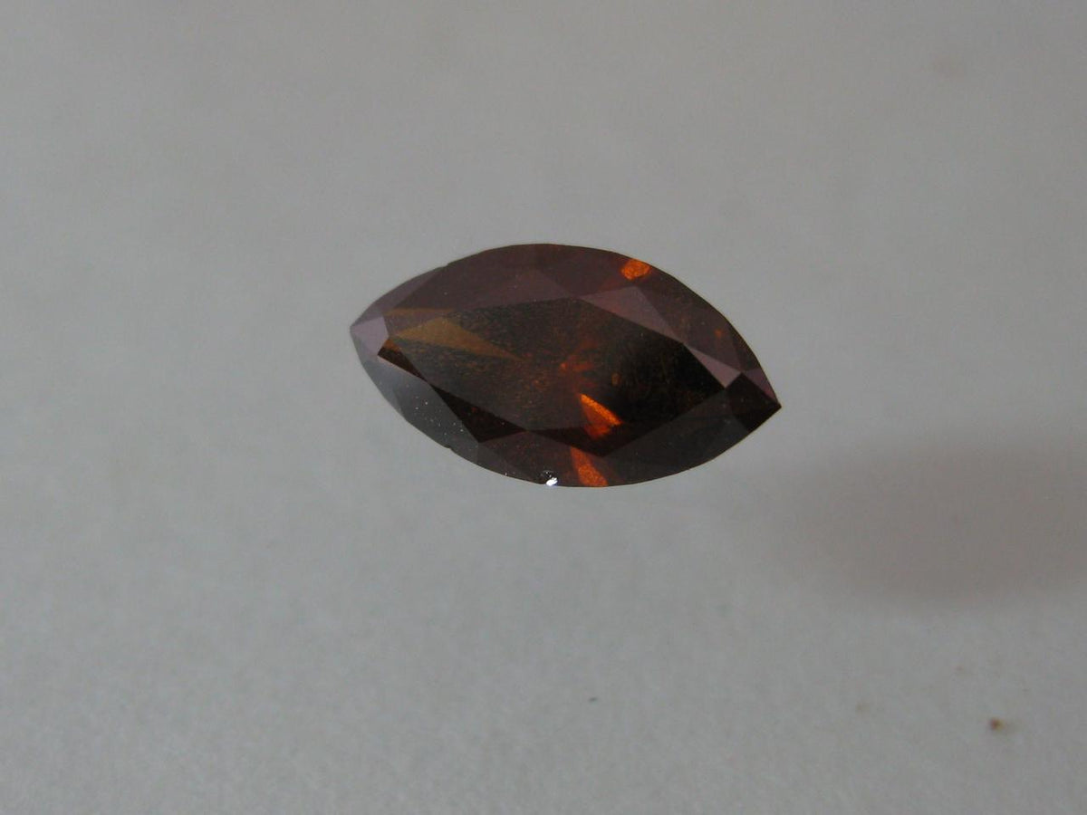 Marquise Fancy Dark Orange Brown Natural Diamond 0.96ct loose diamond
