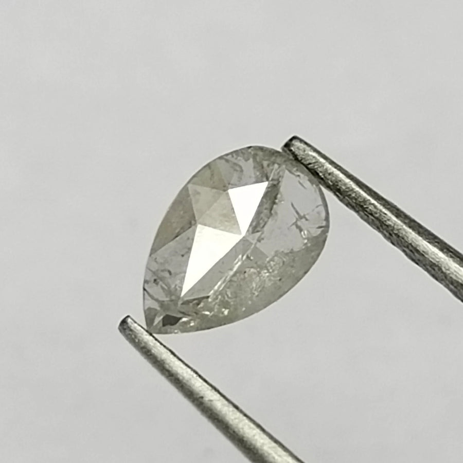 Pear Salt And Pepper Natural Diamond 0.36ct I3 loose diamond