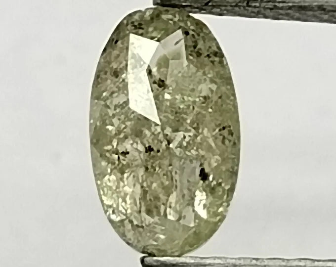 Oval Salt And Pepper Natural Diamond 0.75ct I3 loose diamond