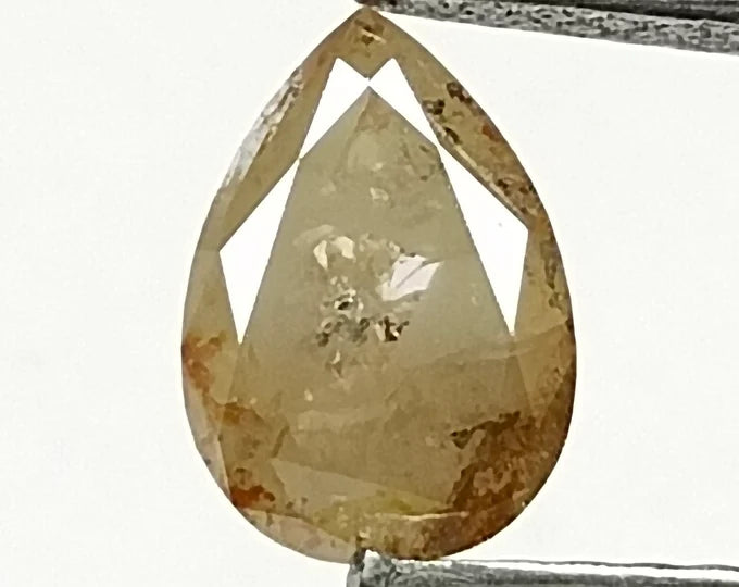 Pear Salt And Pepper Natural Diamond 0.61ct I3 loose diamond