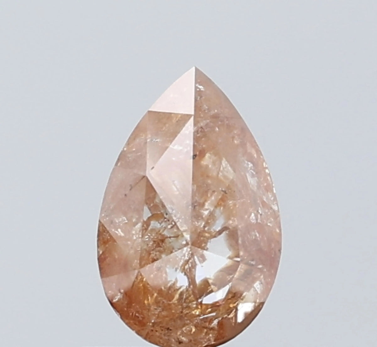 Pear Red Natural Diamond 0.94ct I3 loose diamond