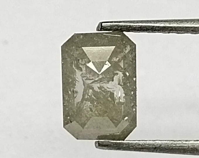 Emerald Gray Natural Diamond 0.63ct I3 loose diamond