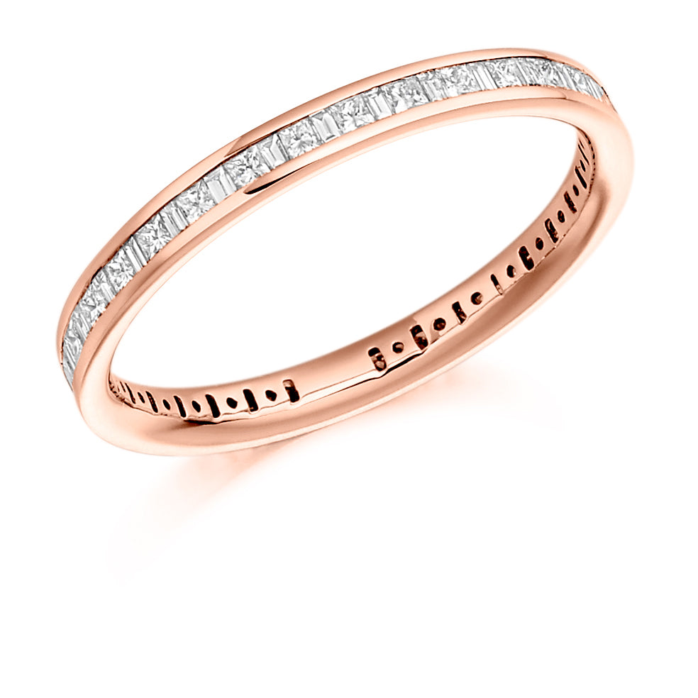 Channel-Set Diamond Full Eternity Ring, 0.53ct in Rose Gold