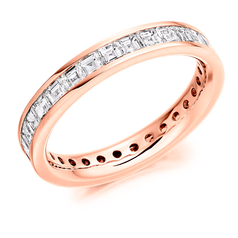 Channel-Set Full Eternity Ring, 2.0ct total (FETRC1088) in Rose Gold