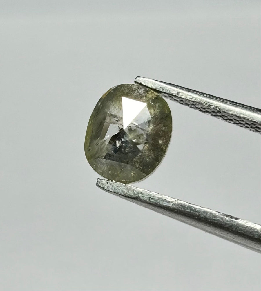 Oval Salt And Pepper Natural Diamond 0.71ct I3 loose diamond