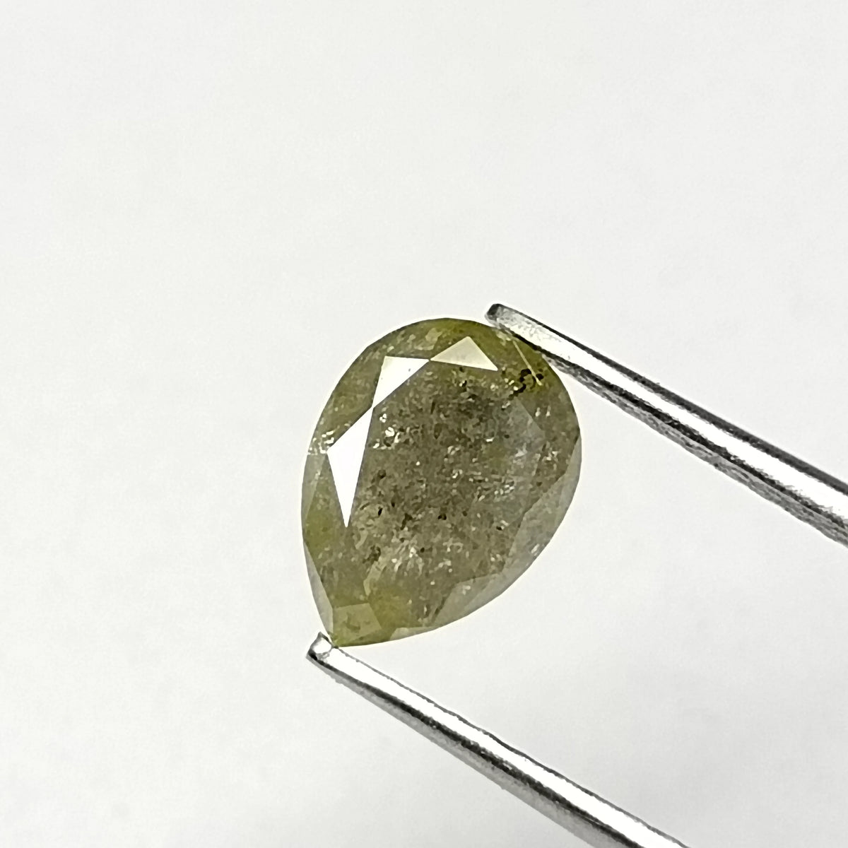 Pear Salt And Pepper Natural Diamond 1.13ct I3 loose diamond