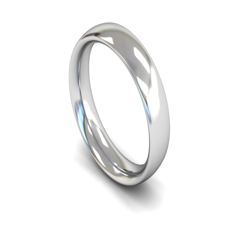 Platinum Traditional Court Wedding Ring 5mm - Heavy Weight