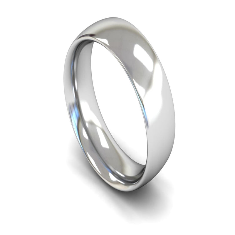 Platinum Traditional Court Wedding Ring 7mm - Heavy Weight