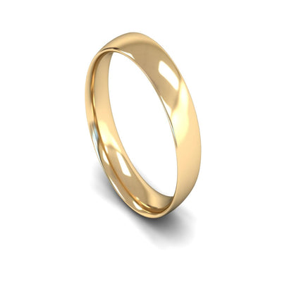 14ct Yellow Gold Traditional Court Wedding Ring 5mm - Light Weight