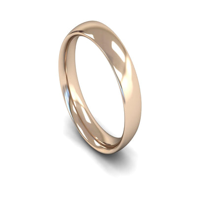 9ct Rose Gold Traditional Court Wedding Ring 5mm - Signature Weight