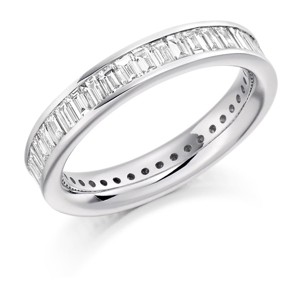 Channel-Set Full Eternity Ring, 2.0ct total (FET2725) in White Gold