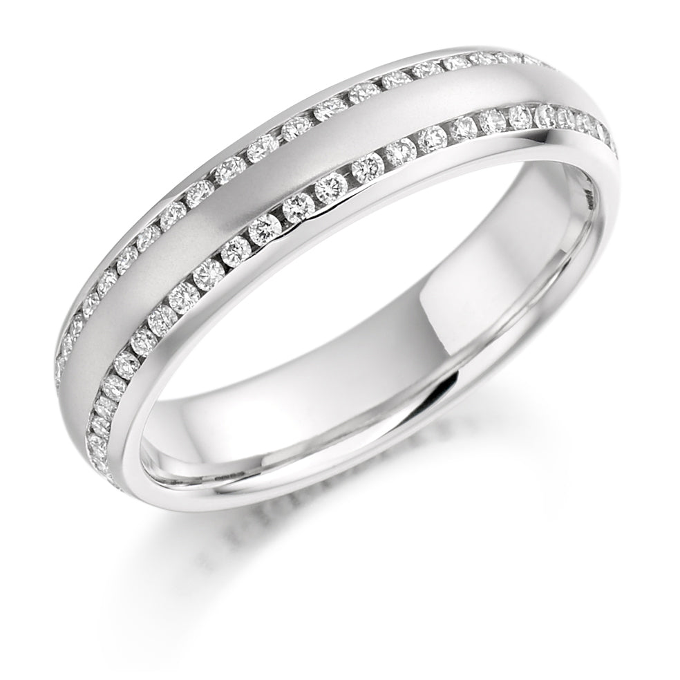 Channel-Set Full Eternity Ring, 0.5ct total (FET983) in White Gold
