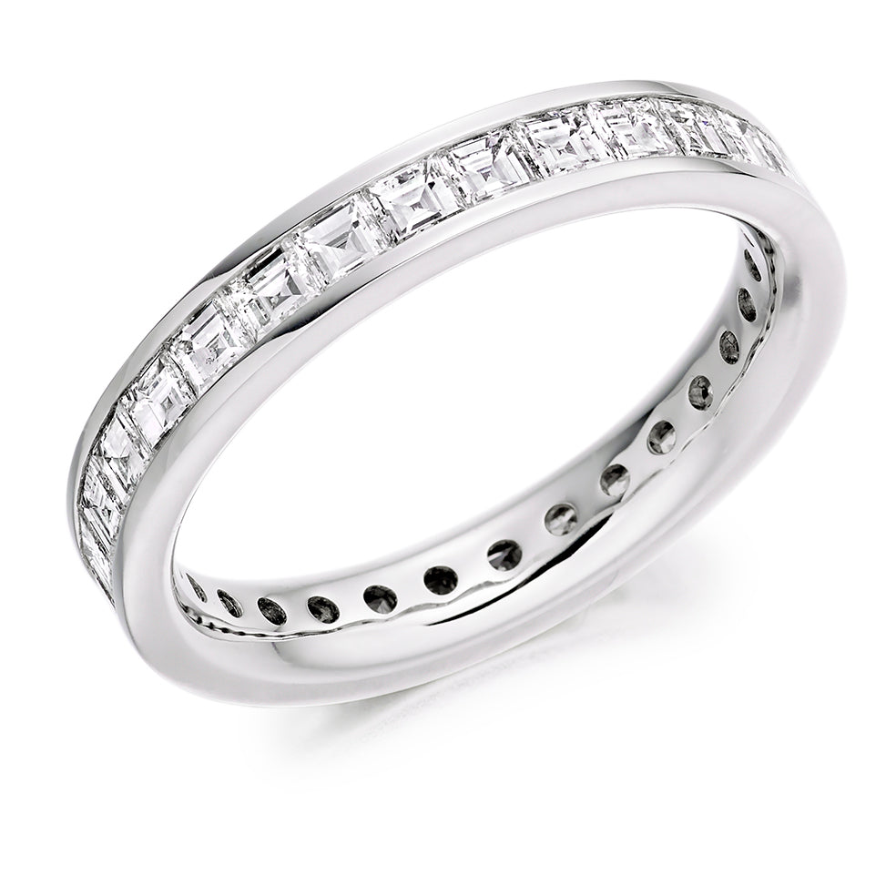 Channel-Set Full Eternity Ring, 2.0ct total (FETRC1088) in White Gold