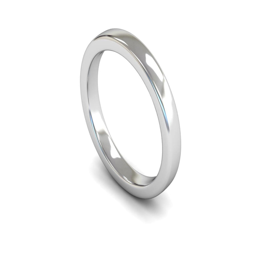 14ct White Gold Engagement Match Wedding Ring 3mm - Heavy Weight