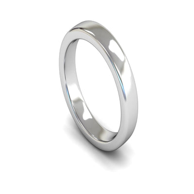 Platinum Engagement Match Wedding Ring 4mm - Heavy Weight