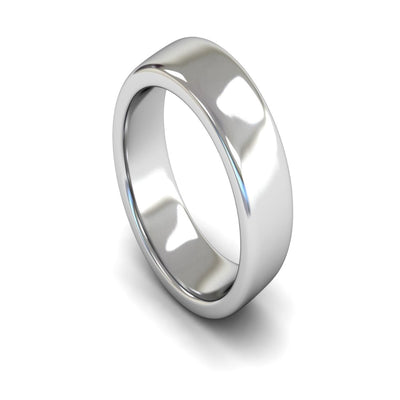 14ct White Gold Engagement Match Wedding Ring 7mm - Heavy Weight