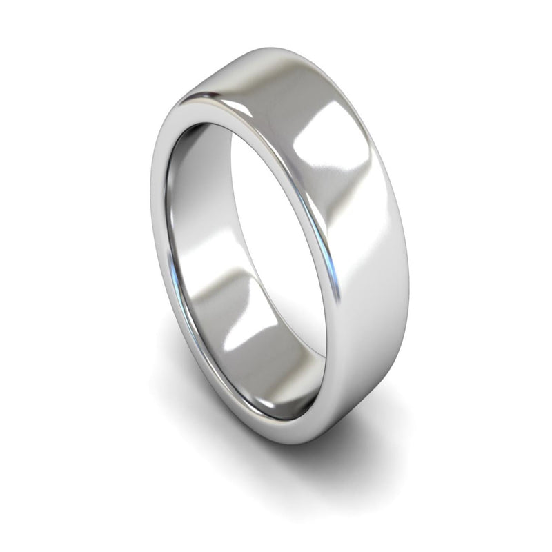 Platinum Engagement Match Wedding Ring 8mm - Heavy Weight