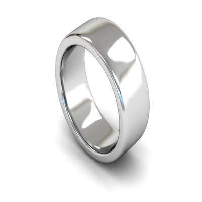14ct White Gold Engagement Match Wedding Ring 8mm - Heavy Weight