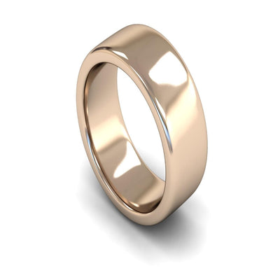 9ct Rose Gold Engagement Match Wedding Ring 8mm - Heavy Weight