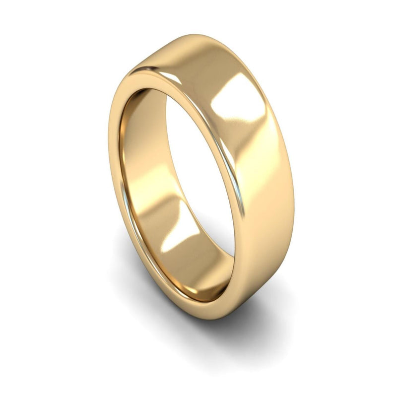 14ct Yellow Gold Engagement Match Wedding Ring 8mm - Heavy Weight