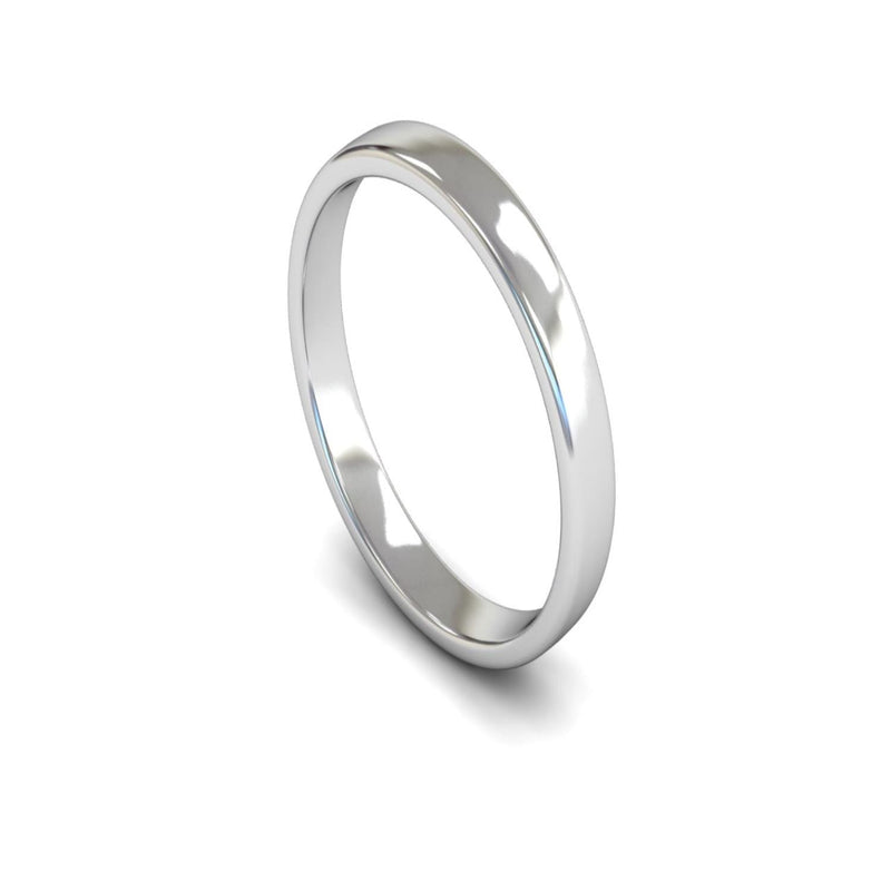 Platinum Engagement Match Wedding Ring 3mm - Light Weight
