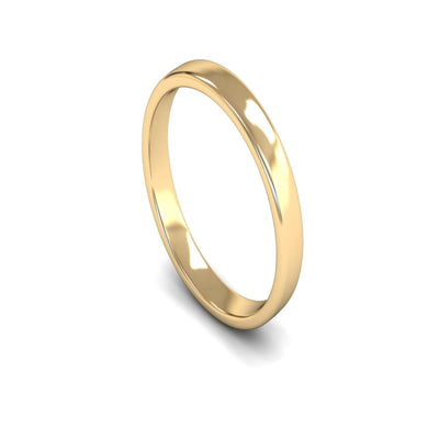 14ct Yellow Gold Engagement Match Wedding Ring 3mm - Light Weight