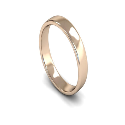 14ct Rose Gold Engagement Match Wedding Ring 4mm - Light Weight