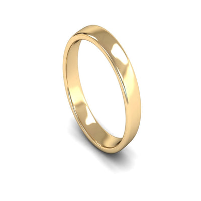 14ct Yellow Gold Engagement Match Wedding Ring 4mm - Light Weight